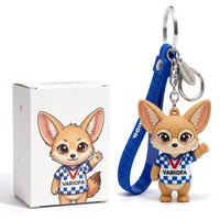 Llavero de Silicona 3D Personalizado con Figura de Anime, Llavero de Goma con Diseño de Dibujos Animados