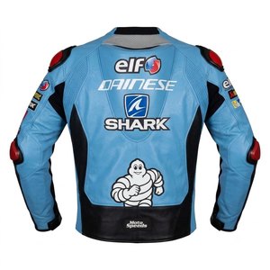 Hafizh Syahrin MotoCP <b>Racing</b> <b>Jacket</b> Custom Motorsport Vintage Style Cowhide Kangaroo Leather <b>Jacket</b>/Chaqueta - Product Image 2