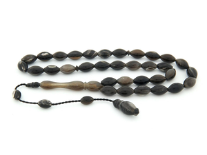 Elegantes cuentas de oración islámicas de cuerno de alta calidad con cordón resistente, cuentas de oración religiosas hechas a mano para uso diario - Product Image 3