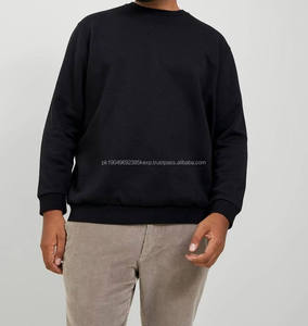 OEM venta al por mayor Sudadera con capucha para hombre 80% Algodón 20% poliéster de gran tamaño Casual liso cuello redondo ropa Unisex para el invierno - Product Image 6