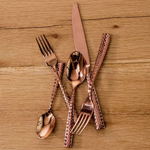 Juego de cubiertos de acero inoxidable profesional para comedor con acabado elegante para restaurantes y hoteles de lujo - Product Image 3