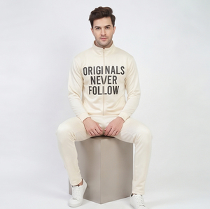 Men's 100% Polyester Printed Zipper Sportswear Jogger Printed Sweat Suit Tracksuits Stand Collar Zipper Jacket Printed <b>Pants</b> - Product Image 4