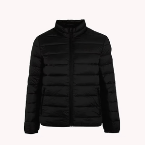 Men <b>Slim</b> <b>Fit</b> Hooded Waterproof Puffer <b>Jacket</b> Winter Custom Logo Private Label Manufacturer Pakistan USA - Product Image 1