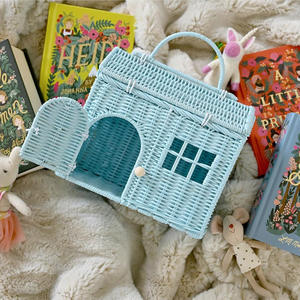 Purple house shape <b>school</b> bags <b>for</b> baby kids lovely children <b>handbags</b> and purses toddler fashion bag toys - Product Image 6