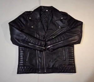 Chaqueta de Cuero PU Vintage para Hombre, Corte Ajustado, Cierre Completo, 2026 - Product Image 5