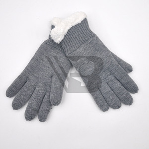 100% Merino Wool Custom Logo Men Magic Warm Women Knitted Winter <b>Gloves</b> with Luxury Vintage Cycling & Ski <b>Touchscreen</b> - Product Image 6