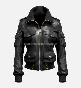 Nuevo diseño, chaqueta de cuero de tela cómoda para mujer, producto recién llegado, chaqueta genuina de secado rápido para mujer - Product Image 6