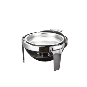 <b>Customize</b> New Design Silver Plated Stainless Steel Chafing Dish Catering Buffet Food Warmer High Quality Chafing Dish from India - Product Image 2