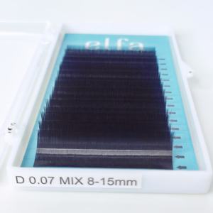 Extensions de cils en cachemire noir mat, volume profond, classiques, faites à la main, qualité supérieure, pour la vente en gros - Product Image 1