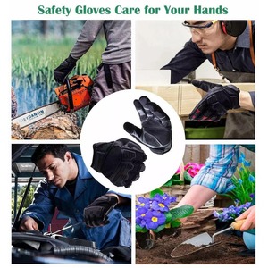 Guantes de Seguridad de Cuero Unisex para Invierno CAPTAIN INDUSTRY con Protección UV, Impermeables, Antideslizantes y Diseño de Dedos Completos para Uso en Exteriores - Product Image 5