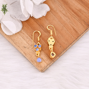 Elegant Opalite Gemstone <b>Earrings</b> Handmade Fashion Jewelry for Women - Product Image 4