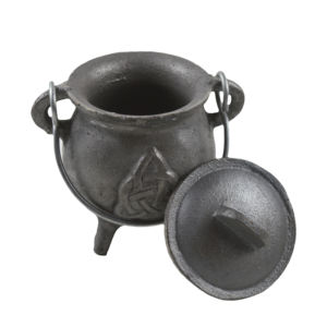 Fresh Black Theme Design <b>Charcoal</b> Burner Solid Ironic With Black Painted Finishing Multiple Size Design Incense Holder - Product Image 6