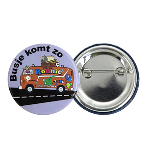 Round <strong>Button</strong> <strong>Badge</strong> Customization Factory Dia.25mm/30mm/50mm/100mm Existed Molds Tin <strong>Badge</strong> With Custom Printing Logo - Product Image 1