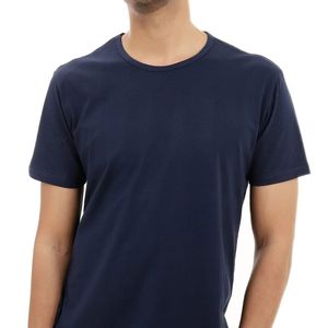 เสื้อยืดคอกลมสีพื้นสำหรับผู้ชาย แขนสั้น สวมใส่สบาย น้ำหนักเบา ระบายอากาศได้ดี เหมาะสำหรับใส่ในชีวิตประจำวันช่วงฤดูร้อน - Product Image 2