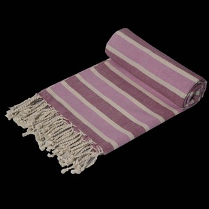 ผู้ผลิตผ้าขนหนูชายหาดฟูตะแบบกำหนดเองลายทาง ดูดซับน้ำได้ดี ผลิตจากผ้าฝ้าย 100% รับผลิตแบบ OEM จากอินเดีย - Product Image 6