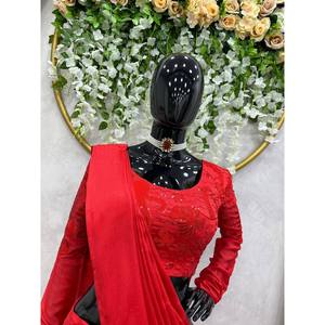 ส่าหรี lehenga ที่สวยงามสำหรับงานเลี้ยงตอนเย็น - Product Image 1