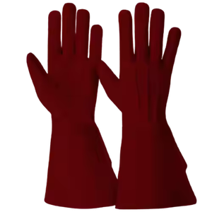 Gants de soudage TIG en cuir de mouton pour la sécurité industrielle avec doublure en coton, ignifuges, protection des mains pour la construction - Product Image 4