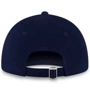 Navy Blue 6-Panel Baseball Cap Adjustable Unisex Cotton Solid Color Casual Hat - Product Image 5