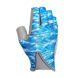 Premium Spandex Fishing <b>Gloves</b> Breathable Quick Dry UV Protection Unisex All Seasons Outdoor Sports Wear with Buckle Closure - Product Image 2