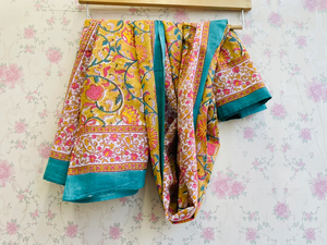 Main Bloc Imprimer Indien Coton Sarong Décoratif À La Main Plage Paréo Indien main bloc impression foulards coton étole - Product Image 3