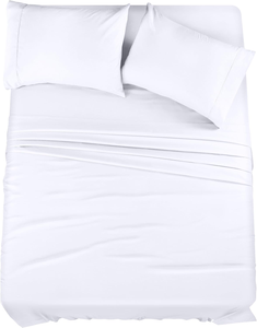 <b>King</b> <b>Size</b> Fitted Plain Waterproof High Quality Disposable Hotel Use 100% Cotton Flat Fitted <b>Sheet</b> Sets of 4-Piece - Product Image 2