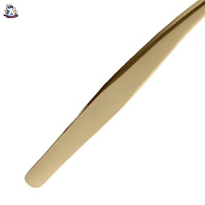 Ensemble de pinces à cils Ryzer Studio Precision Durable en acier inoxydable, 1 pièce, pointe incurvée et pointue, extensions de cils, outils de maquillage beauté - Product Image 4