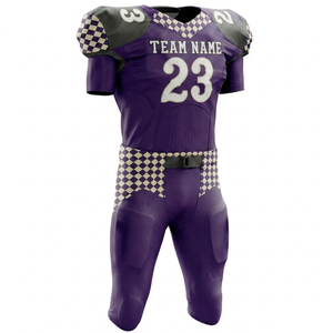 Équipement d'entraînement de football américain en cuir PU, taille officielle américaine, manches courtes - Product Image 3