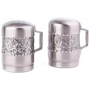 Caddie à sel et poivre de qualité supérieure en acier inoxydable avec un design de qualité supérieure, parfait pour les hôtels et les restaurants, vaisselle de table - Product Image 1