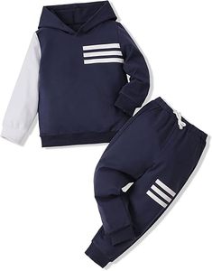 Ensemble de survêtements pour enfants en gros, collection printemps |   Sweat-shirt et pantalon à col rond pour enfants, ensemble de survêtement en coton pour le printemps |   Sweat-shirt décontracté - Product Image 2