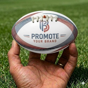 Different Color Machine Stitch Foam PVC Custom <b>Printed</b> <b>Mini</b> <b>Printed</b> AFL Football Aussie Football / 20 Cms AFL Ball - Product Image 1