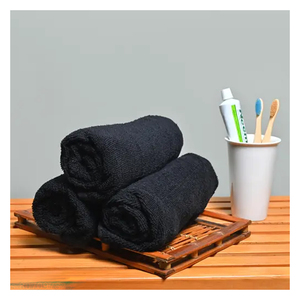 Serviette de salon en coton douce, absorbante et durable pour sécher les cheveux, idéale pour les salons de coiffure, les spas, la beauté et l'usage domestique - Product Image 4