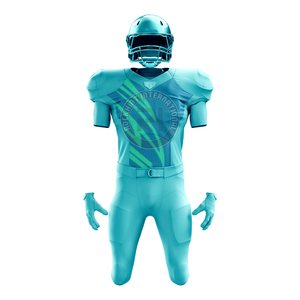 Uniforme de Fútbol Americano para Atletas, Hecho de Tela de Poliéster, Flexible, Ligero y Adecuado para Entrenamiento - Product Image 1