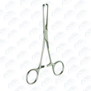 Pinzas de tejido Allis, pinzas quirúrgicas de acero inoxidable Premium, dientes entrelazados delicados, agarre de tejidos blandos, instrumentos médicos - Product Image 1
