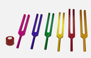 Ensemble de diapasons colorés 396 417 528 639 741 852 Hz, outils manuels de thérapie sonore - Product Image 3