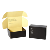 Boîte d'emballage pliable en carton ondulé avec logo imprimé personnalisé, gaufrage et revêtement UV pour diffuseurs, parfums, vêtements, chaussures et bijoux