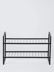 Modern Iron Shoe Rack Organizer With Powder Coated Finish Rust Resistant Durable And Stylish For Home Entryway Storage - Product Image 4