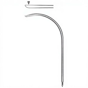 Aguja Redon de 19.5 cm / 7-3/4 Pulgadas, Calibre 18, Punta de Cuchilla Completamente Curvada, Extremo Roscado, Instrumento Médico Quirúrgico - Product Image 1