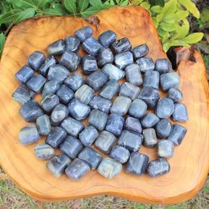 Piedras de iolita natural pulidas, cristal curativo de iolita azul violeta para Reiki, meditación, energía, decoración, venta al por mayor - Product Image 4