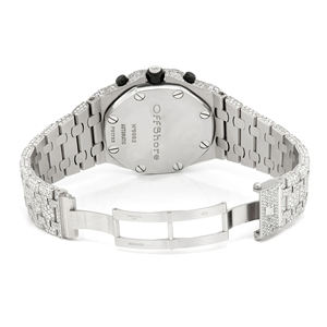 Reloj Iced Out con Moissanita y Diamantes VVS, Estilo Hip Hop de Lujo, Acero Inoxidable, Cuarzo, para Hombre, Correa de 20mm, Esfera de Cristal - Product Image 5