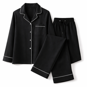 Pijamas de algodón personalizadas al por mayor para mujer - Ropa de dormir de primera calidad de proveedor directo de fábrica - Product Image 3