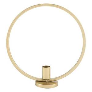 Support à bougie en laiton de luxe, forme géométrique ronde, support décoratif en métal pour salon, chambre, centre de table de mariage, au meilleur prix - Product Image 3