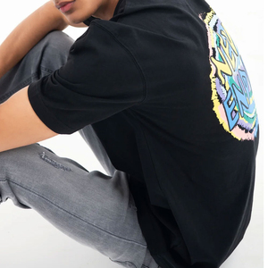 Service OEM, vente en gros, t-shirts pour hommes en coton 100% respirant, à séchage rapide, à col rond, à manches courtes, de couleur unie, surdimensionnés, avec logo personnalisé - Product Image 6