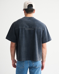 เสื้อยืดแขนสั้นทรงปกติสำหรับผู้ชาย ระบายอากาศได้ดี ผ้าคอตตอน 100% คุณภาพพรีเมียม สตรีทแวร์ สกรีนลายตามสั่ง ขายส่ง - Product Image 4