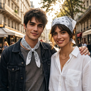 Wholesale Custom Cotton Bandana Square Printed <b>Head</b> Scarf Multifunctional Neck Face <b>Wrap</b> Unisex OEM Logo Breathable Four Seasons - Product Image 4