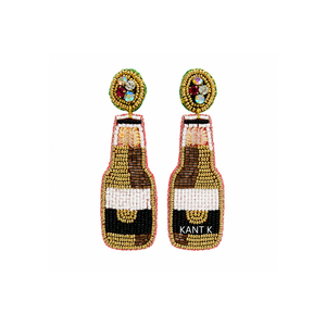 Pendientes Colgantes Hechos a Mano con Cuentas Florales Coloridas para Mujer, Pendientes Boho con Cuentas de Semillas Ligeras - Product Image 3