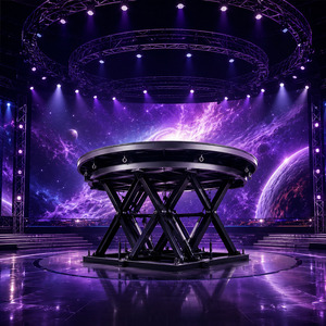 Plataforma Giratoria Elevadora de Tamaño Personalizado para Maquinaria de Escenario, Plataforma Giratoria para Salón de Banquetes Personalizada - Product Image 3