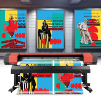 1,8 m 1,9 m 3,2 M Impresora de inyección de tinta solvente ecológica XP600 I3200 Cabezal de impresión 1440DPI Plotter ancho Envoltura de vinilo Flex Banner Póster Papel tapiz