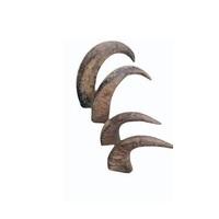 Corne brute artisanale en corne de buffle naturelle polie, véritable corne pour tasses, bijoux, poignées de couteaux et décoration