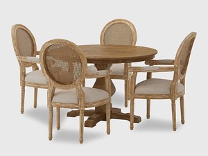 Chaise de salle à manger moderne et durable en bois massif, rembourrée en coton, provenant du Rajasthan, pour hôtel, maison, bureau, salle de sport, parc - Product Image 3
