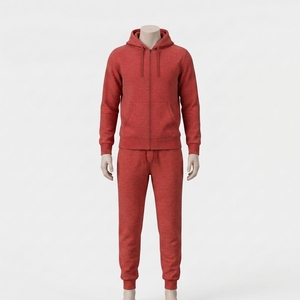 Custom Men's Sports Tracksuit Two Piece Set Athletic Training <b>Jacket</b> and Pants for Gym Running <b>Workout</b> and Casual Wear - Product Image 2